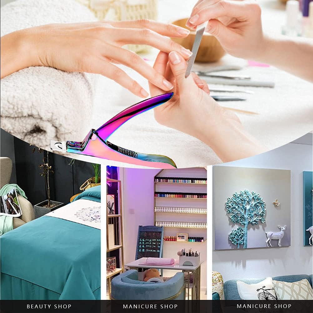 Professional Acrylic False Nail Clippers for Acrylic Nails Bite Instruments