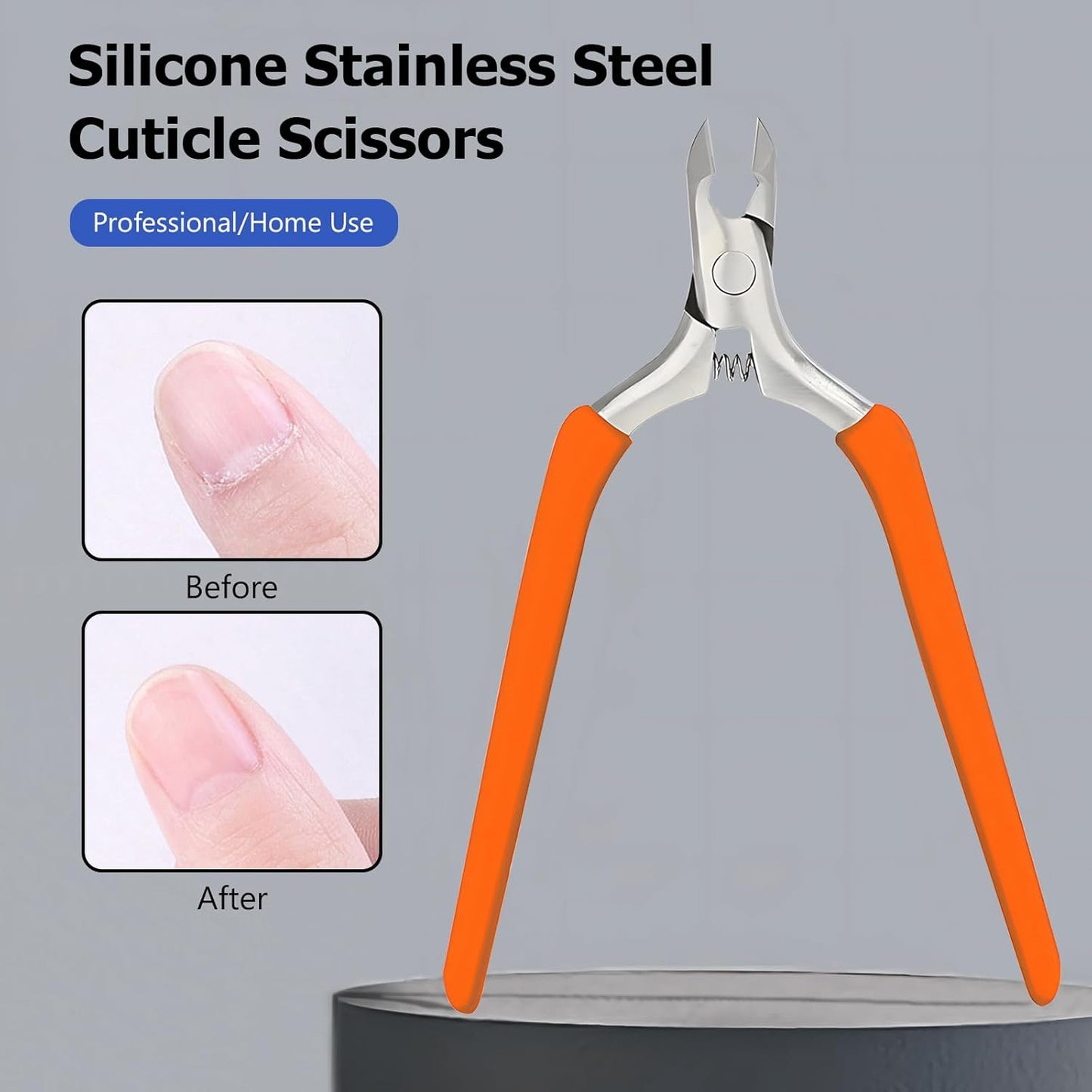 Bite Instruments Professional Cuticle Nipper | Stainless Steel for Salons