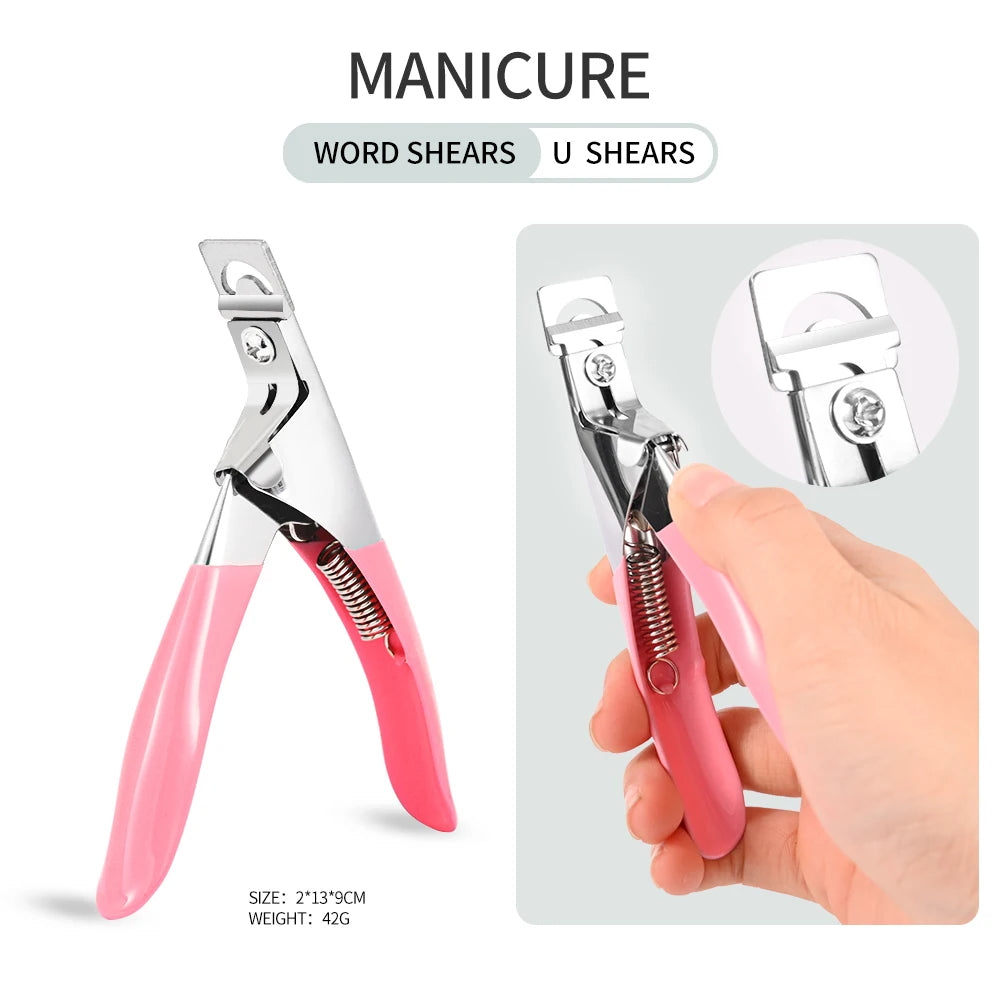Professional Acrylic Nail Clippers, Professional Nail Clippers Cutters for Acrylic Nails