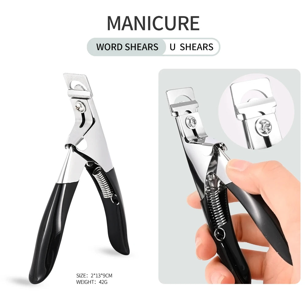 Professional Acrylic Nail Clippers, Professional Nail Clippers Cutters for Acrylic Nails