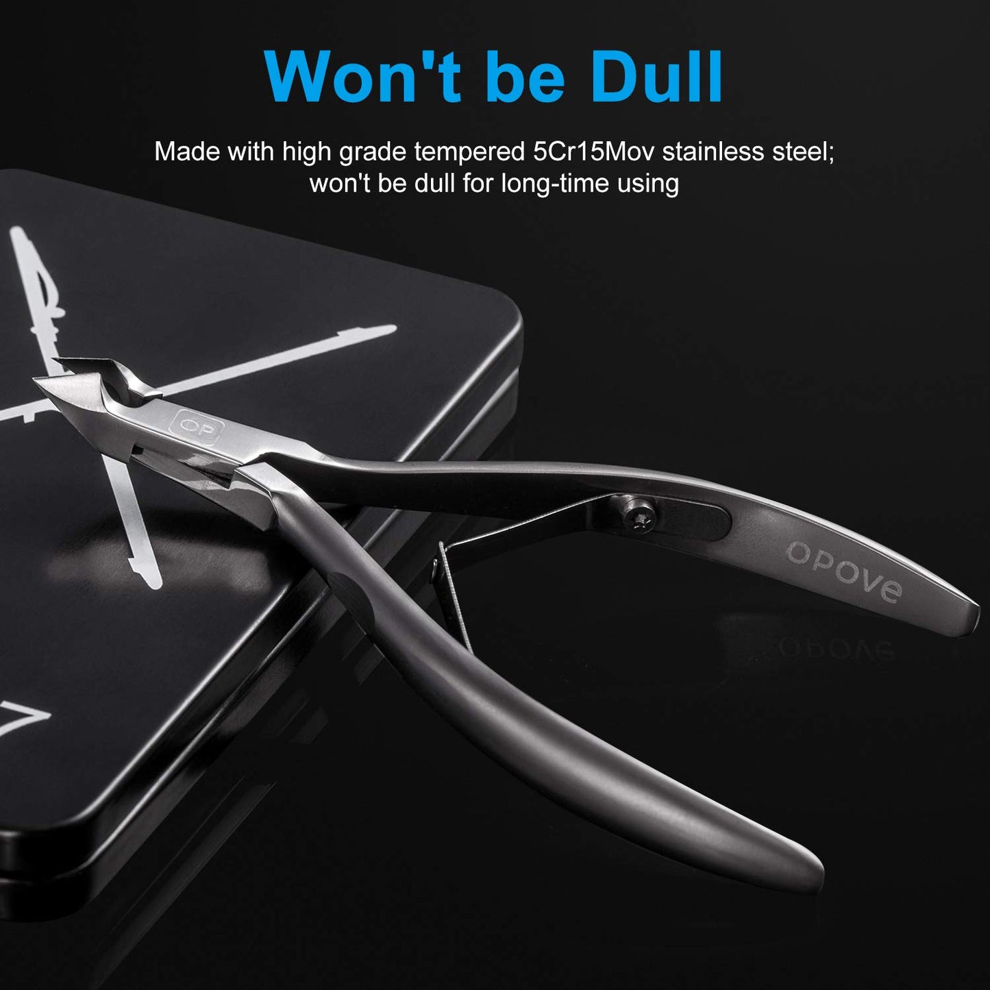 Bite Instruments Professional Stainless Steel Precision Cuticle & Nail Care Tools
