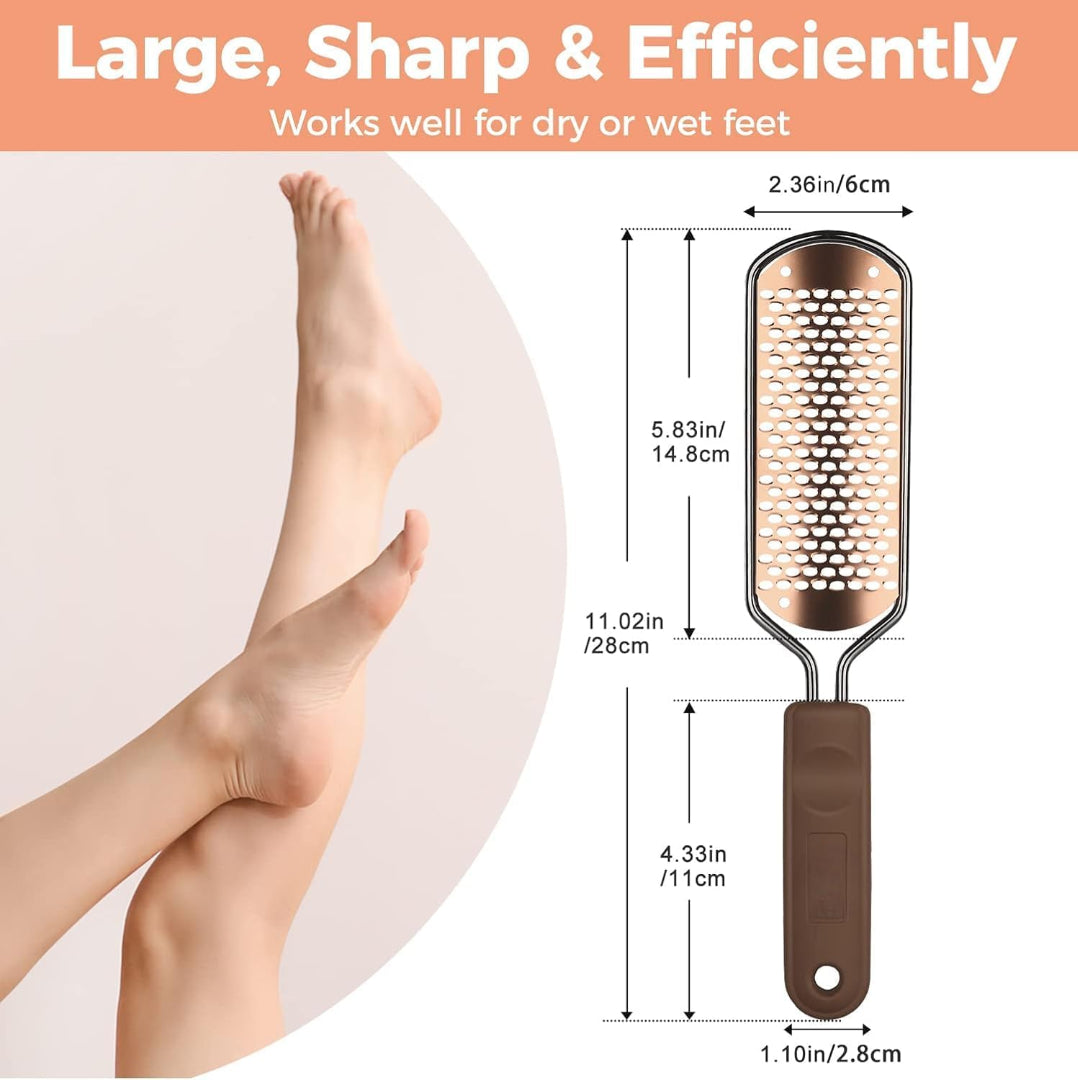 Bite Instruments Foot File – Callus Remover Pedicure Tool for Smooth Feet