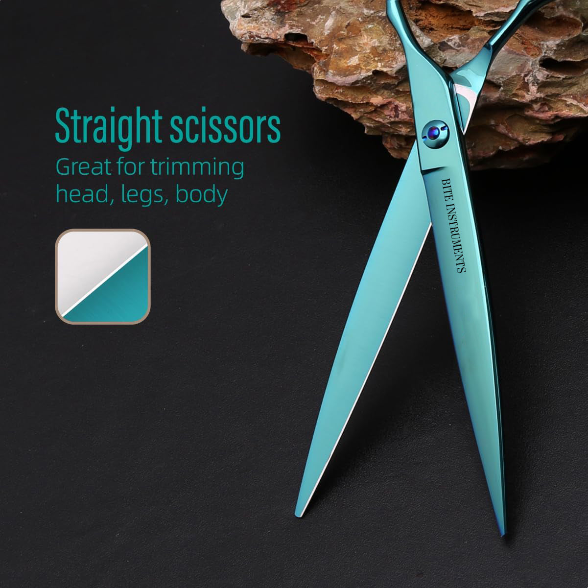 Professional Stainless Steel 7inch Grooming Scissors for Dogs Cats and Other Pets