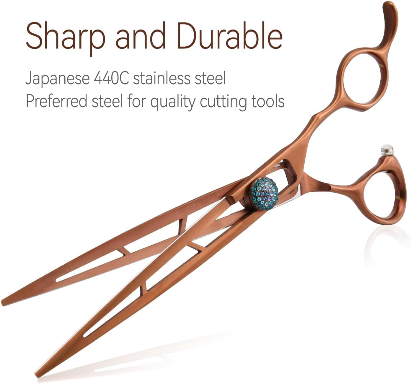 Professional Stainless Steel 7inch Grooming Scissors for Dogs Cats and Other Pets