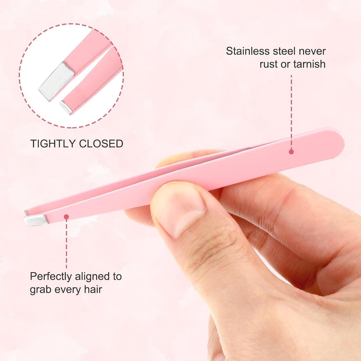 Tweezer Set For Man Women, Precision Tweezers For Facial Hair, Eyebrow Stainless Steel