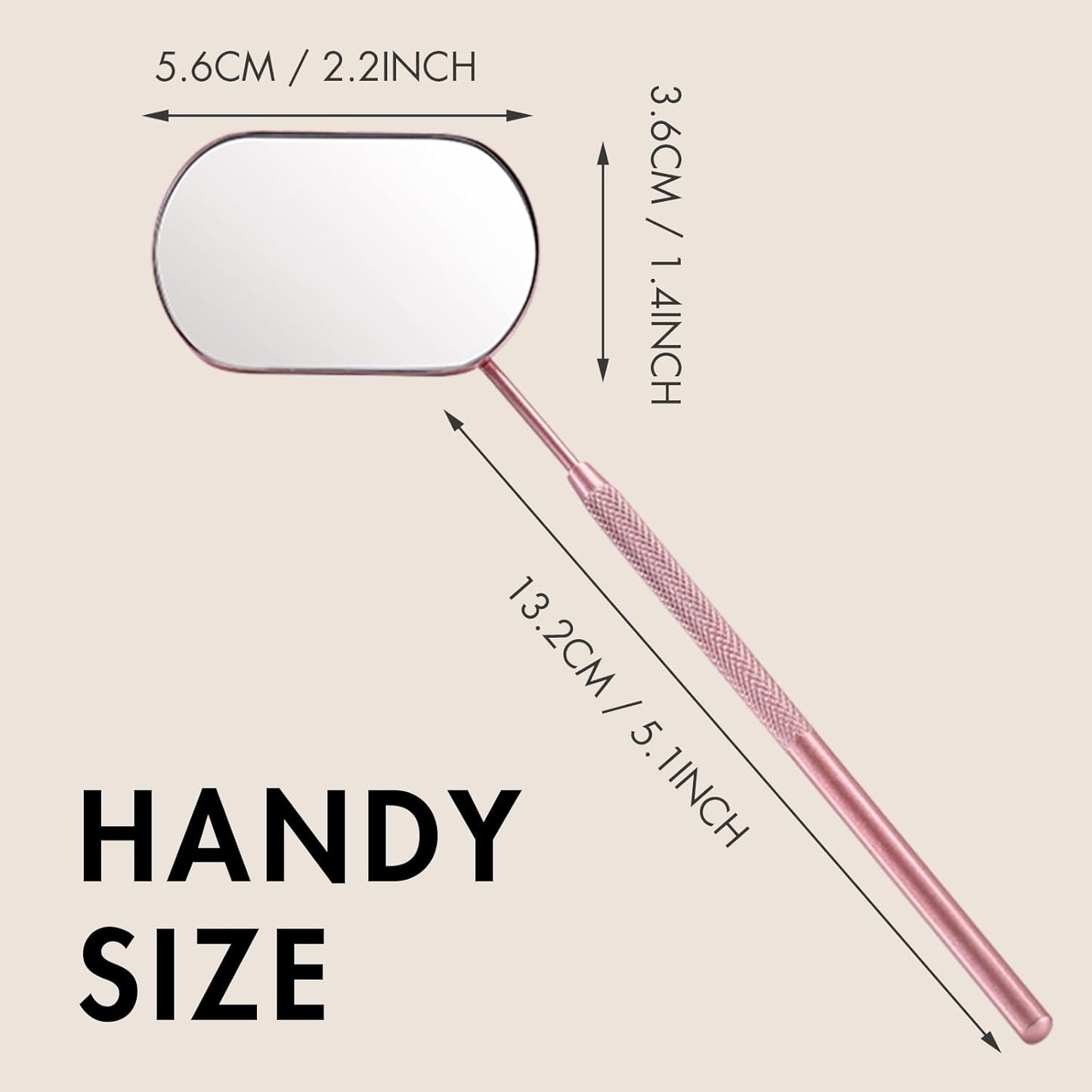 Professional Stainless Steel Lash Mirror for Eyelash Extension Makeup Mirror