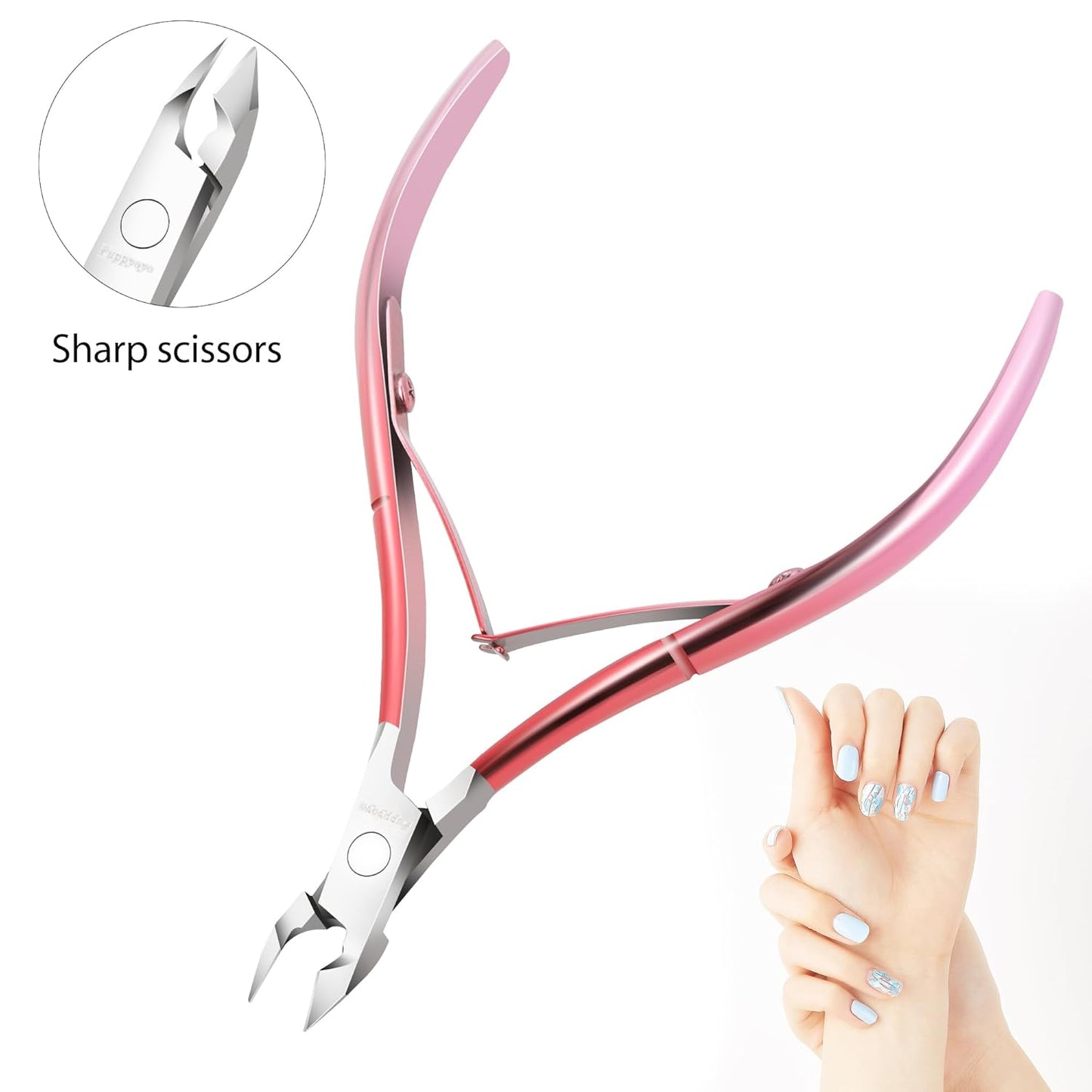 Bite Instruments Professional Cuticle Nipper Set | Stainless Steel Manicure Tools