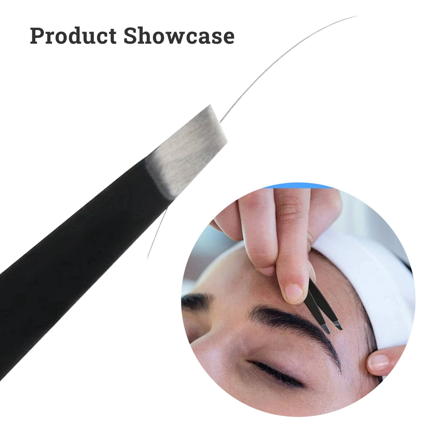 Best Quality Precision Slant Tweezers - Expert Eyebrow Shaping