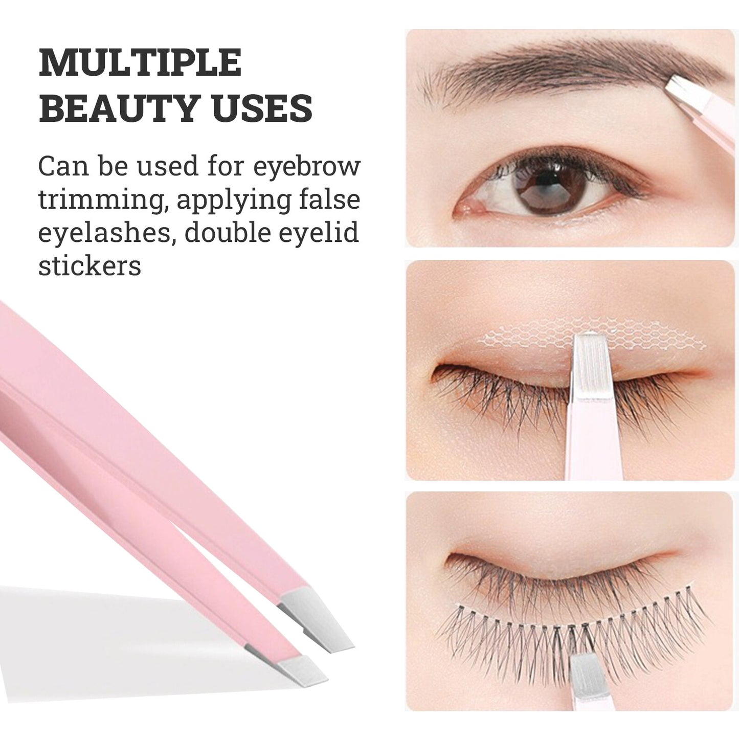 Best Quality Precision Slant Tweezers - Expert Eyebrow Shaping
