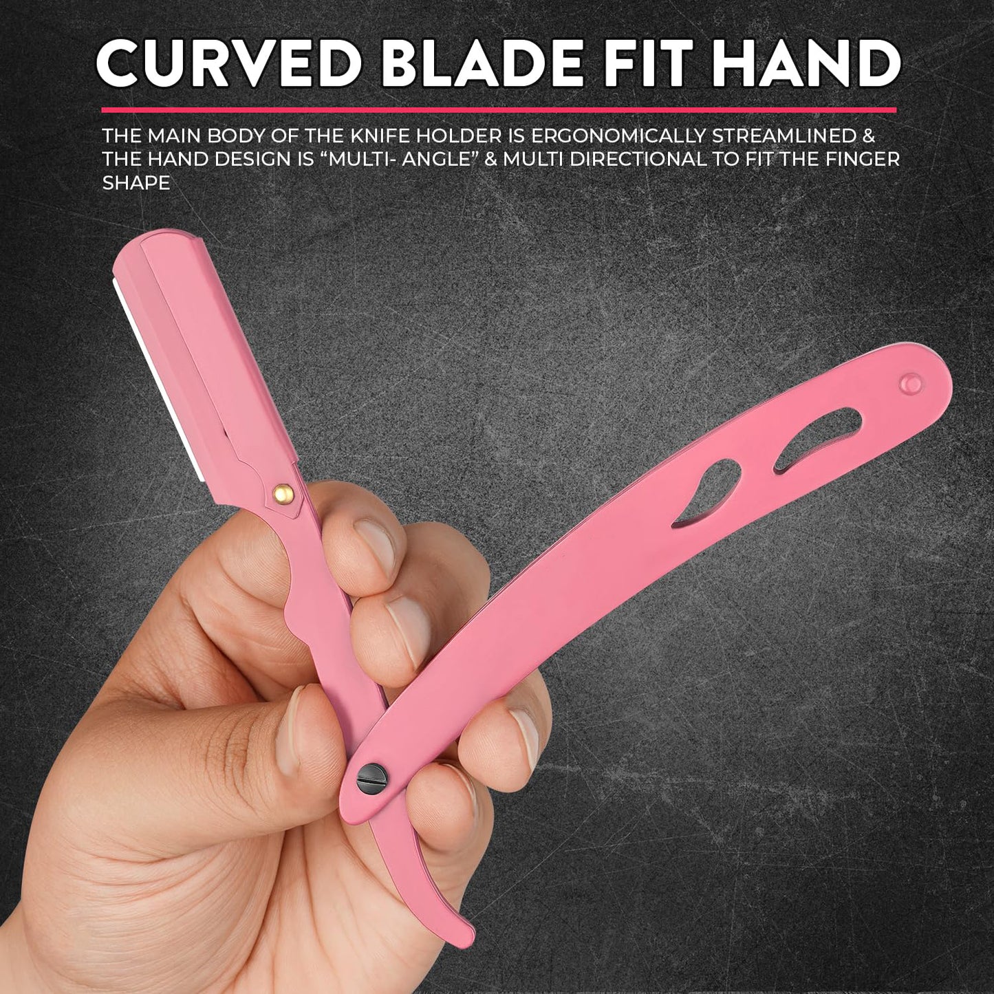 Professional Straight Razor for Men, Barber Straight Edge Razor Safety