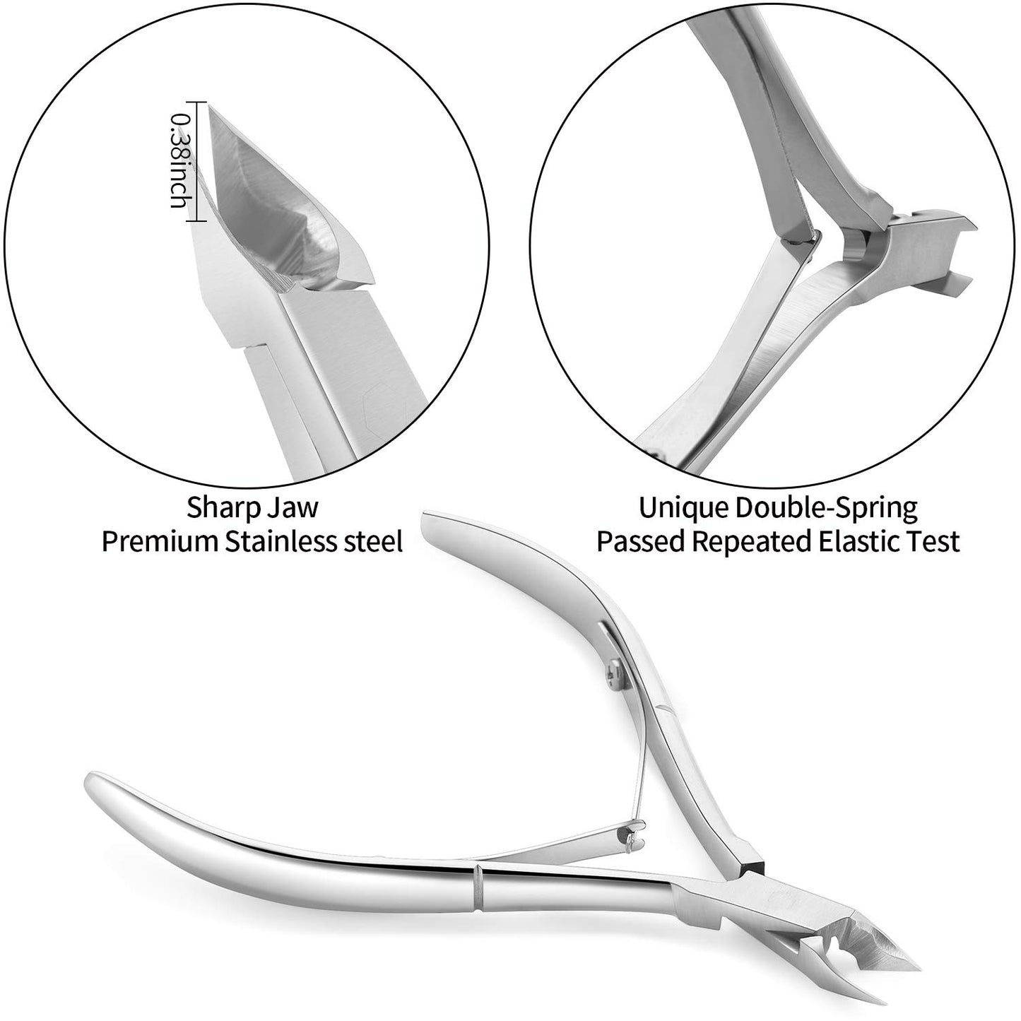 Silver Cuticle Nipper & Pusher Set | Bite Instruments