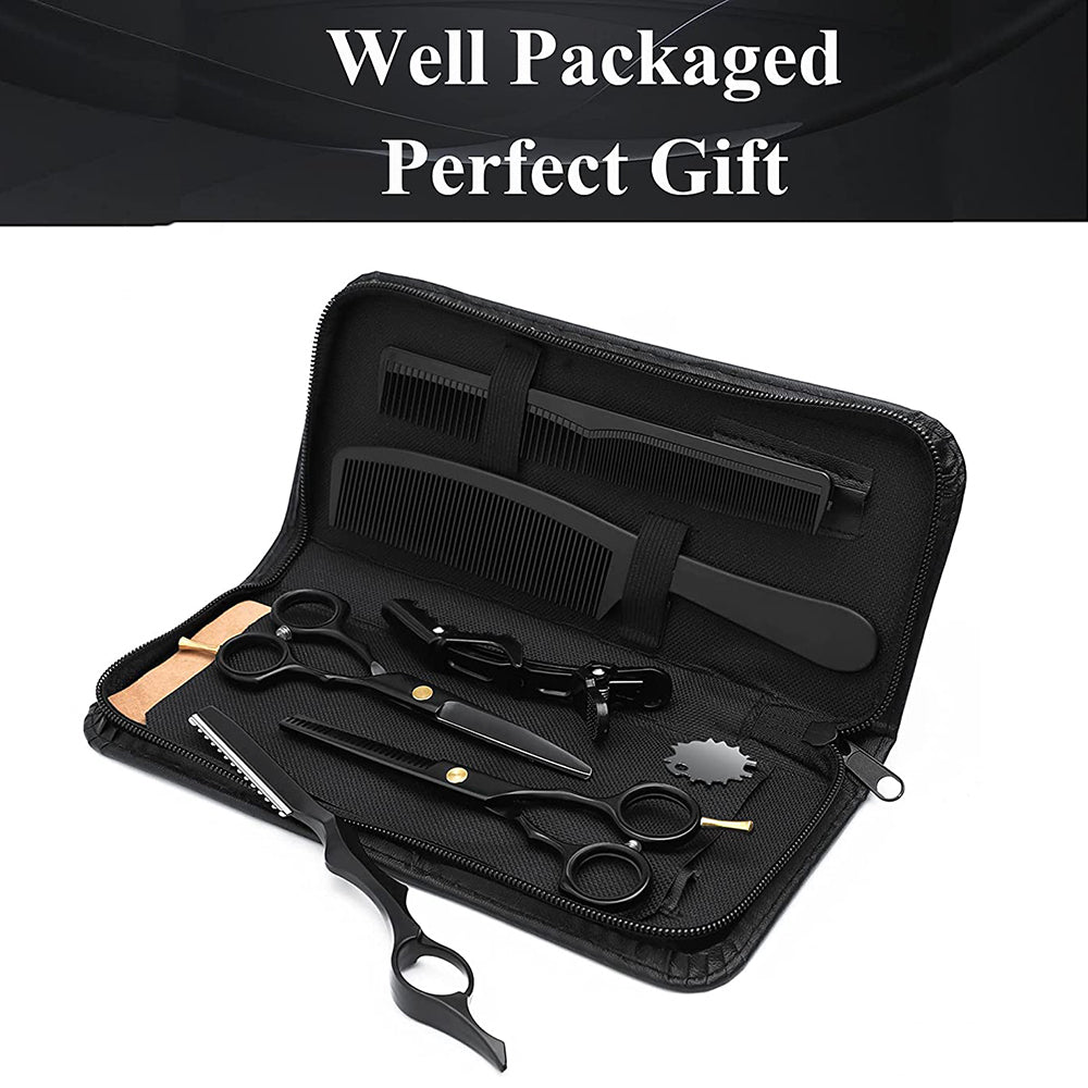 Bite Instruments Professional Hair Cutting Kit 6Piece Hairdressing Shears & Scissors Set