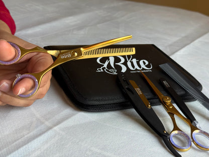 Premium Handmade Barber Kit – 6-in-1 Professional Hair Cutting Set | Sialkot Steel Scissors | Bite Instruments