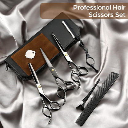 Professional 6.89 inch Barber Scissors Multifunctional Salon Thinning Scissors Straight Shears Tools