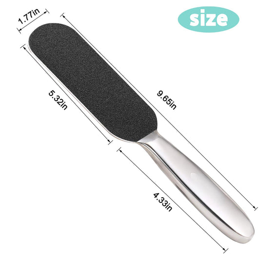 Bite Instruments Stainless Steel Callus Remover Professional Foot File for Smooth Feet