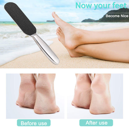 Bite Instruments Stainless Steel Callus Remover Professional Foot File for Smooth Feet