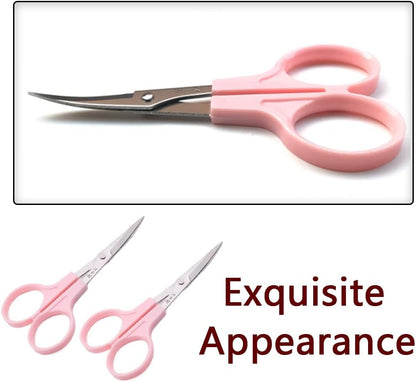 3 Pcs Small Embroidery Curved Scissors Cross Stitch Sewing Craft Small Tools DIY Scissors
