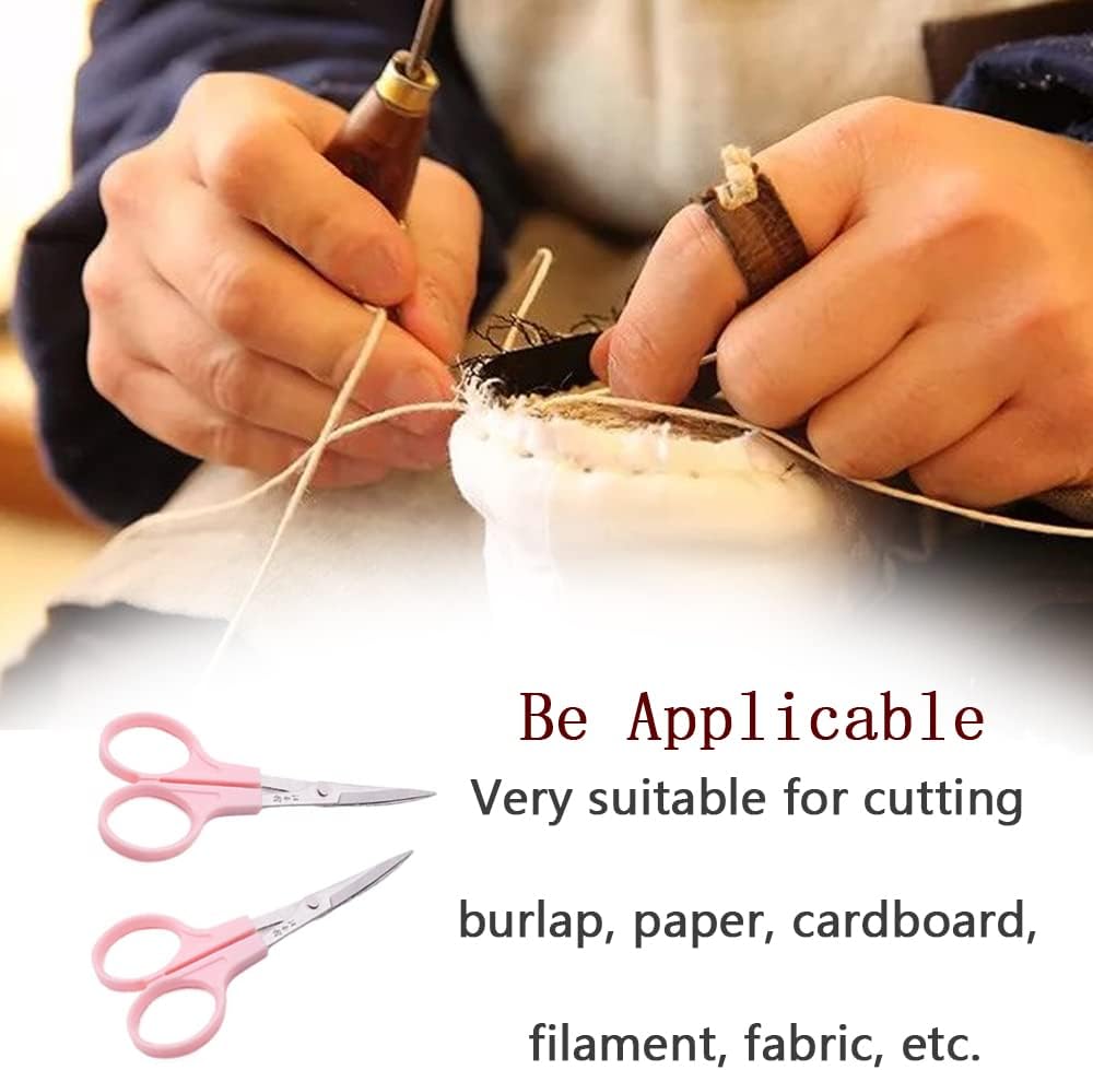 3 Pcs Small Embroidery Curved Scissors Cross Stitch Sewing Craft Small Tools DIY Scissors