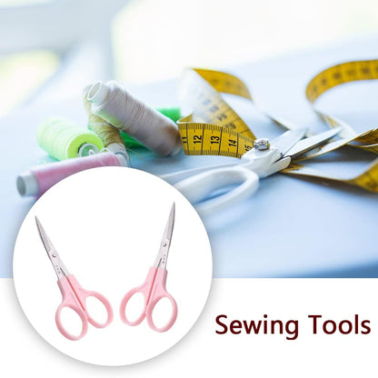 3 Pcs Small Embroidery Curved Scissors Cross Stitch Sewing Craft Small Tools DIY Scissors