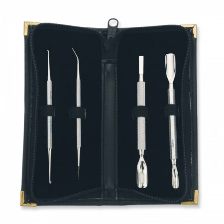 Comprehensive Cuticle Pusher Set by Bite Instruments - Professional Nail Care Kit