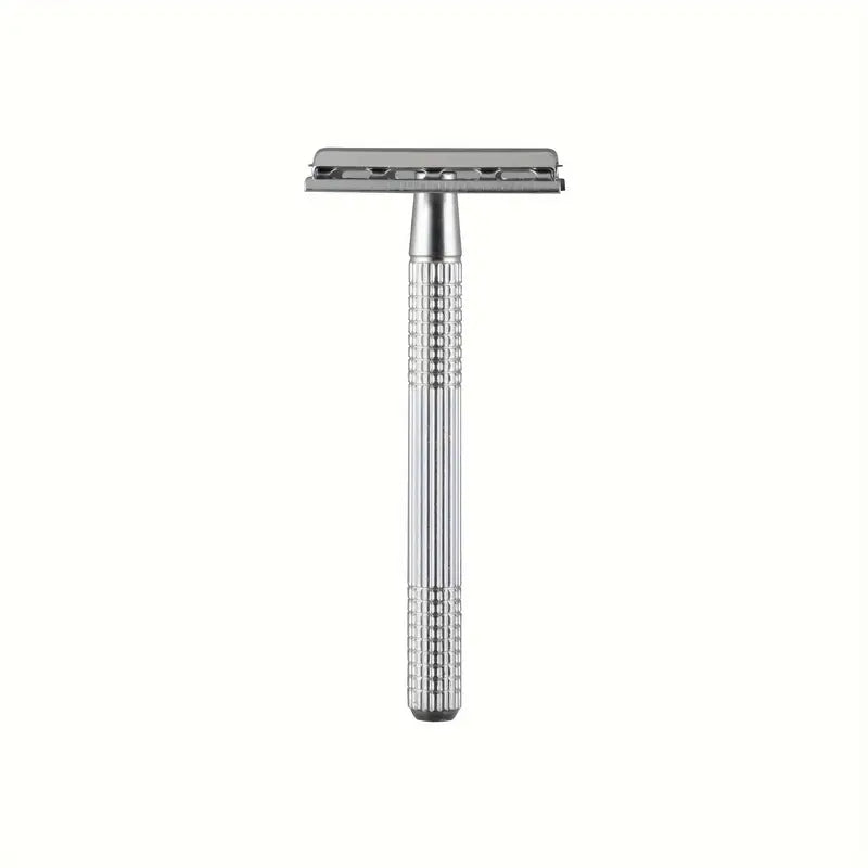 Double-Edged Safety Razor – Stainless Steel (Chrome/Rose Gold Finish)