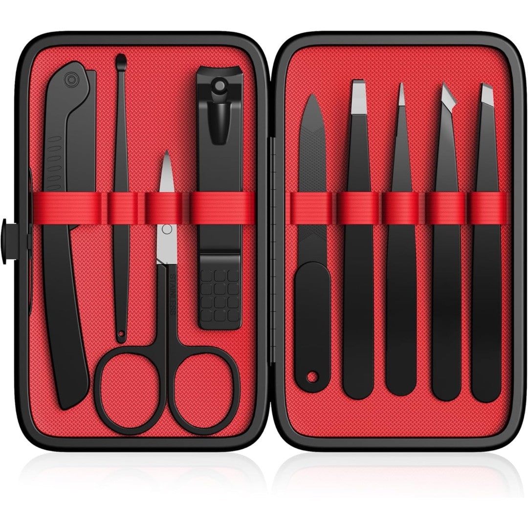Professional Eyebrow Tweezers Set – Grooming Kit by Bite Instruments