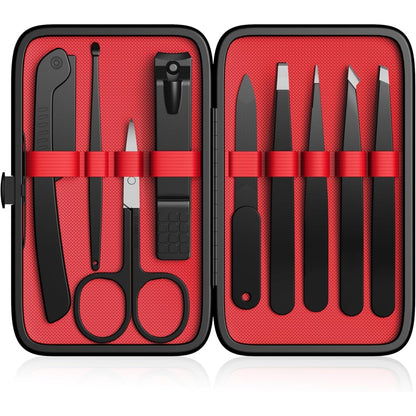 Professional Eyebrow Tweezers Set – Grooming Kit by Bite Instruments
