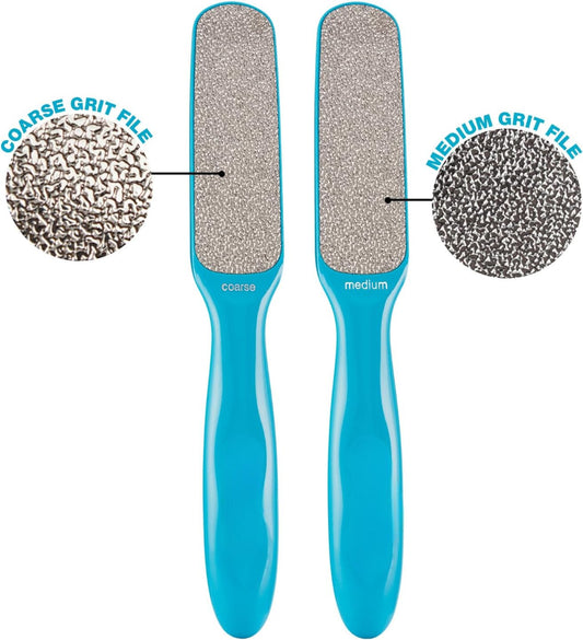 Bite Instruments Foot File Callus Remover -  Hard Skin Scrubber for Pedicure