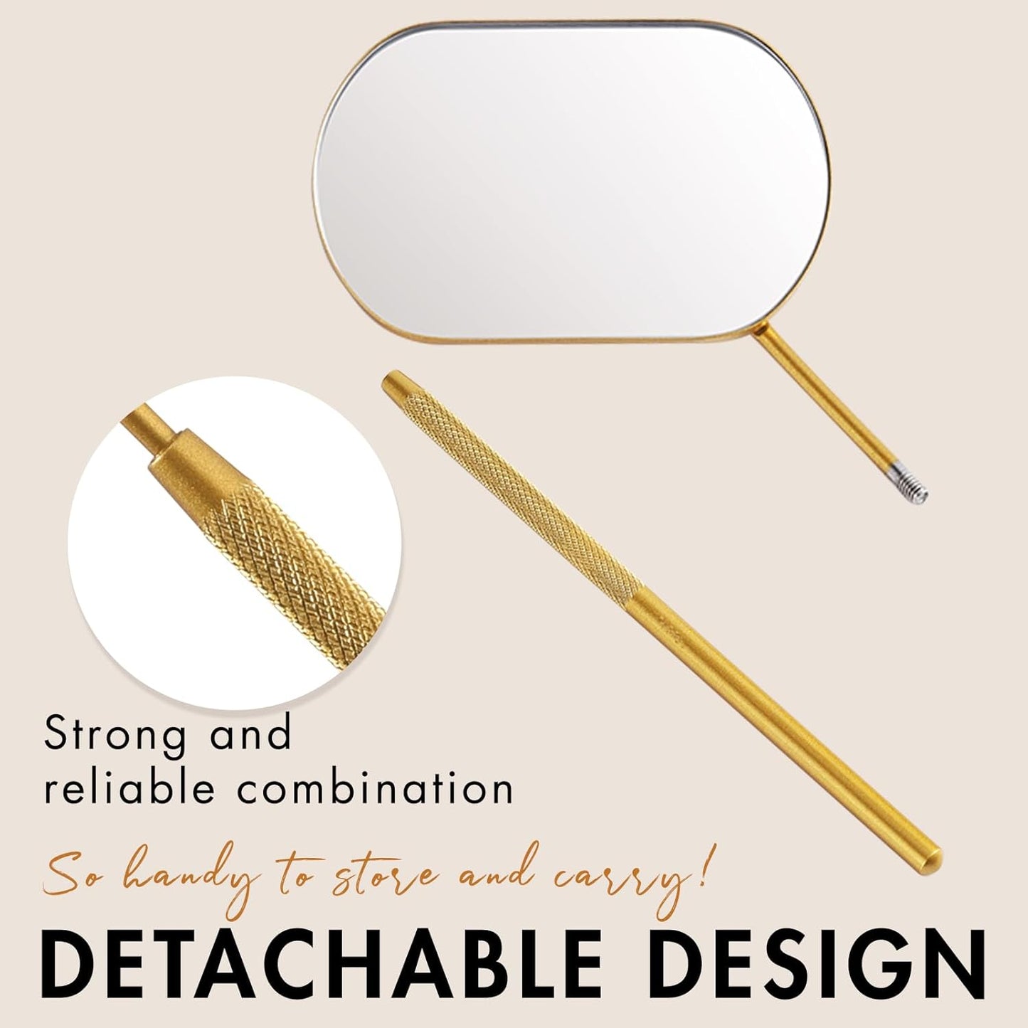 Eyelash Mirror Makeup Mirror for Eyelash Extensions Stainless Steel