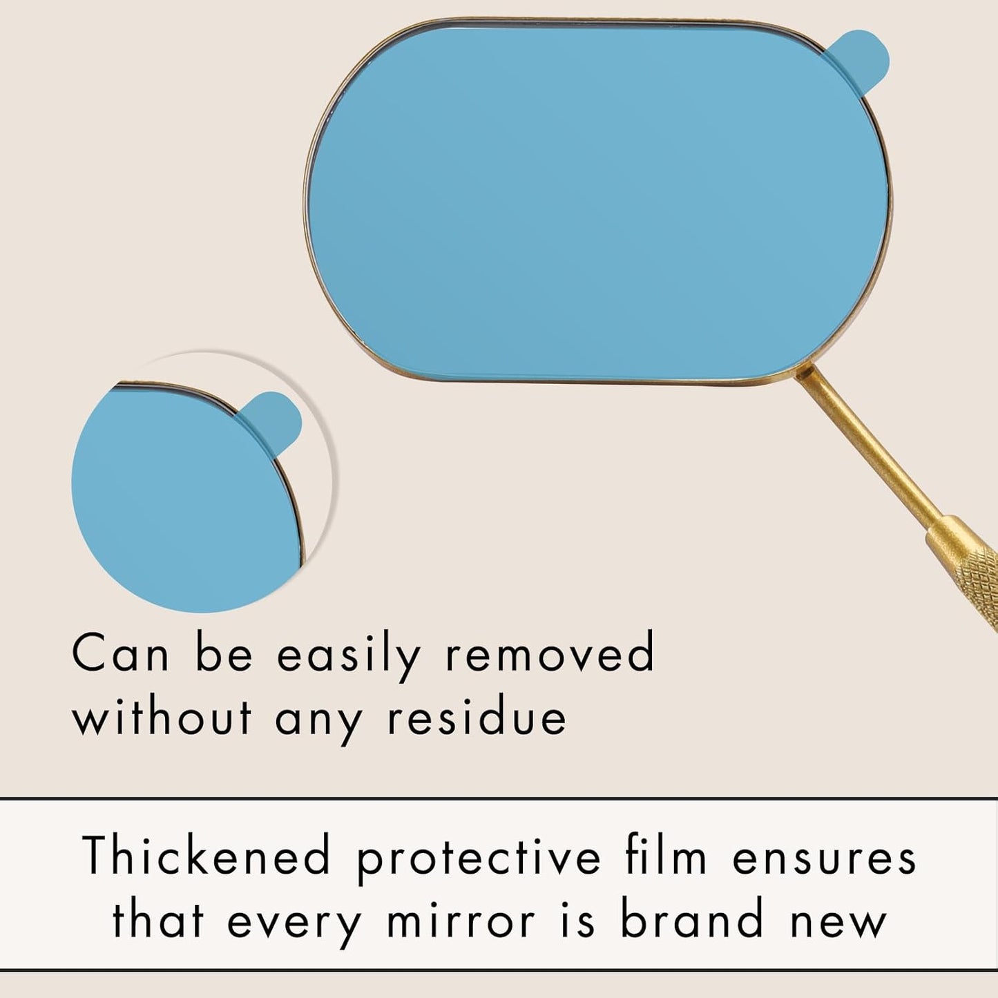 Eyelash Mirror Makeup Mirror for Eyelash Extensions Stainless Steel