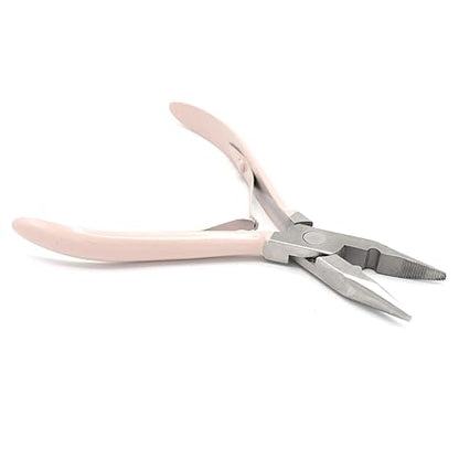 Professional Hair Extension & Beading Tool Kit – Tea Pink (4 Pieces)