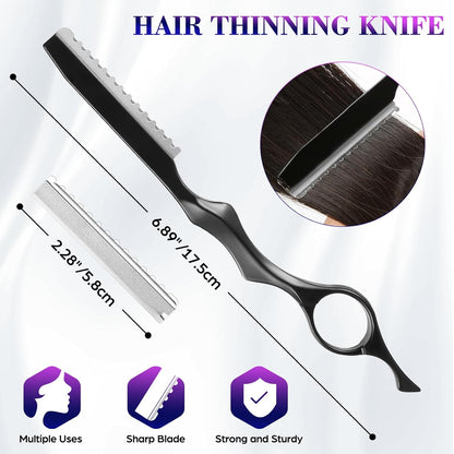 Professional 6.89 inch Barber Scissors Multifunctional Salon Thinning Scissors Straight Shears Tools