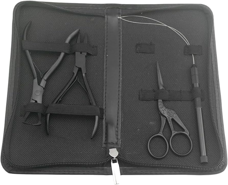 Bite Instruments Hair Extension Tools- Stainless Steel Pliers Set for Micro Beads