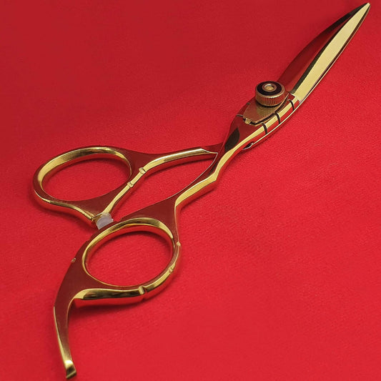 Professional Haircut Scissors Set - Barber Scissor, Thinning Shear, Straight Edge Razor With Case