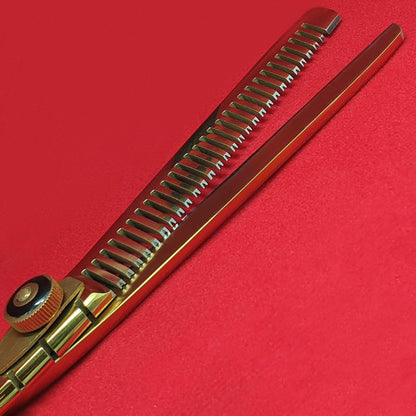Professional Haircut Scissors Set - Barber Scissor, Thinning Shear, Straight Edge Razor With Case