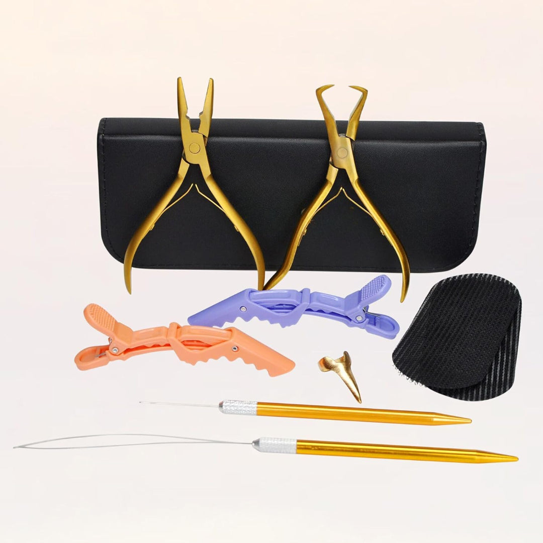 Professional Hair Extensions Pliers Kits - Bead Closer and Remover Pliers For Hair Extensions
