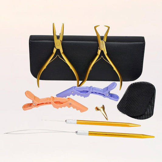 Professional Hair Extensions Pliers Kits - Bead Closer and Remover Pliers For Hair Extensions