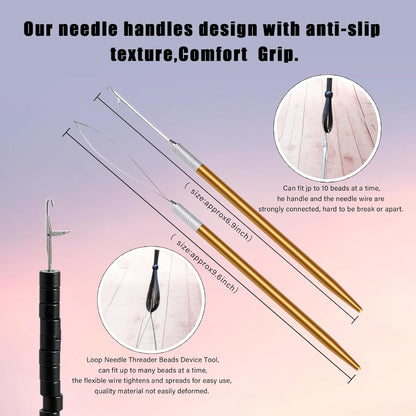 Professional Hair Extensions Pliers Kits - Bead Closer and Remover Pliers For Hair Extensions
