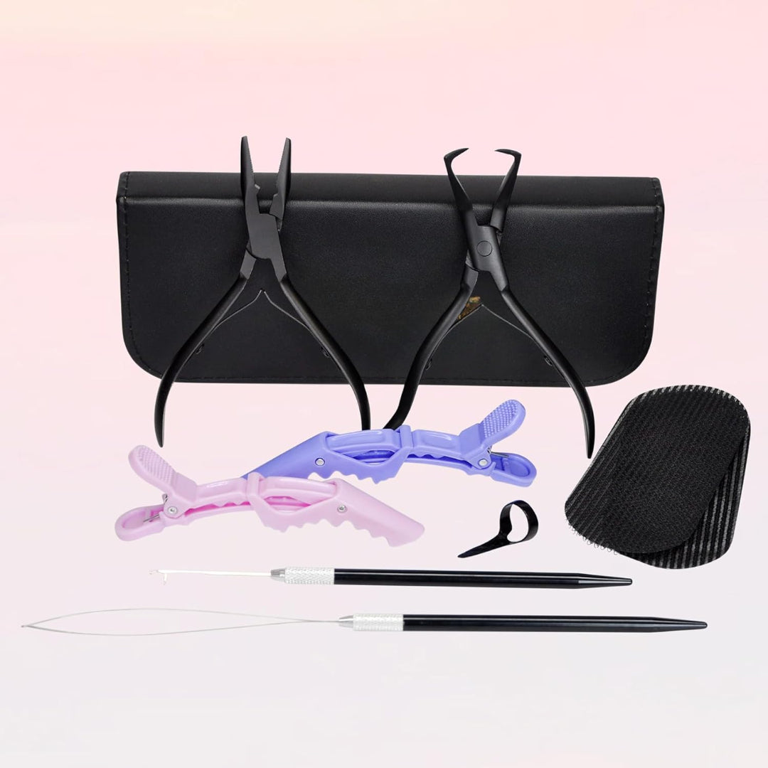 Professional Hair Extensions Pliers Kits - Bead Closer and Remover Pliers For Hair Extensions
