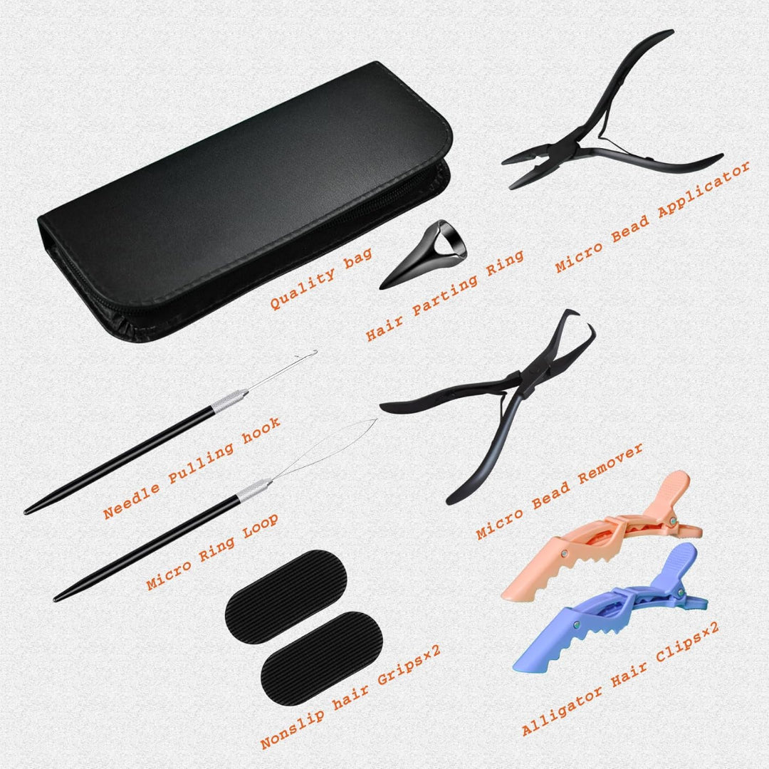 Professional Hair Extensions Pliers Kits - Bead Closer and Remover Pliers For Hair Extensions