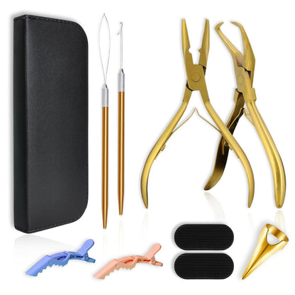 Professional Hair Extensions Pliers Kits - Bead Closer and Remover Pliers For Hair Extensions