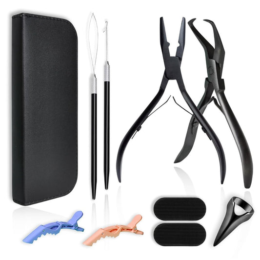 Professional Hair Extensions Pliers Kits - Bead Closer and Remover Pliers For Hair Extensions