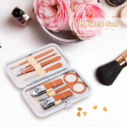 Professional 7-Piece Manicure Pedicure Kit | Bite Instruments