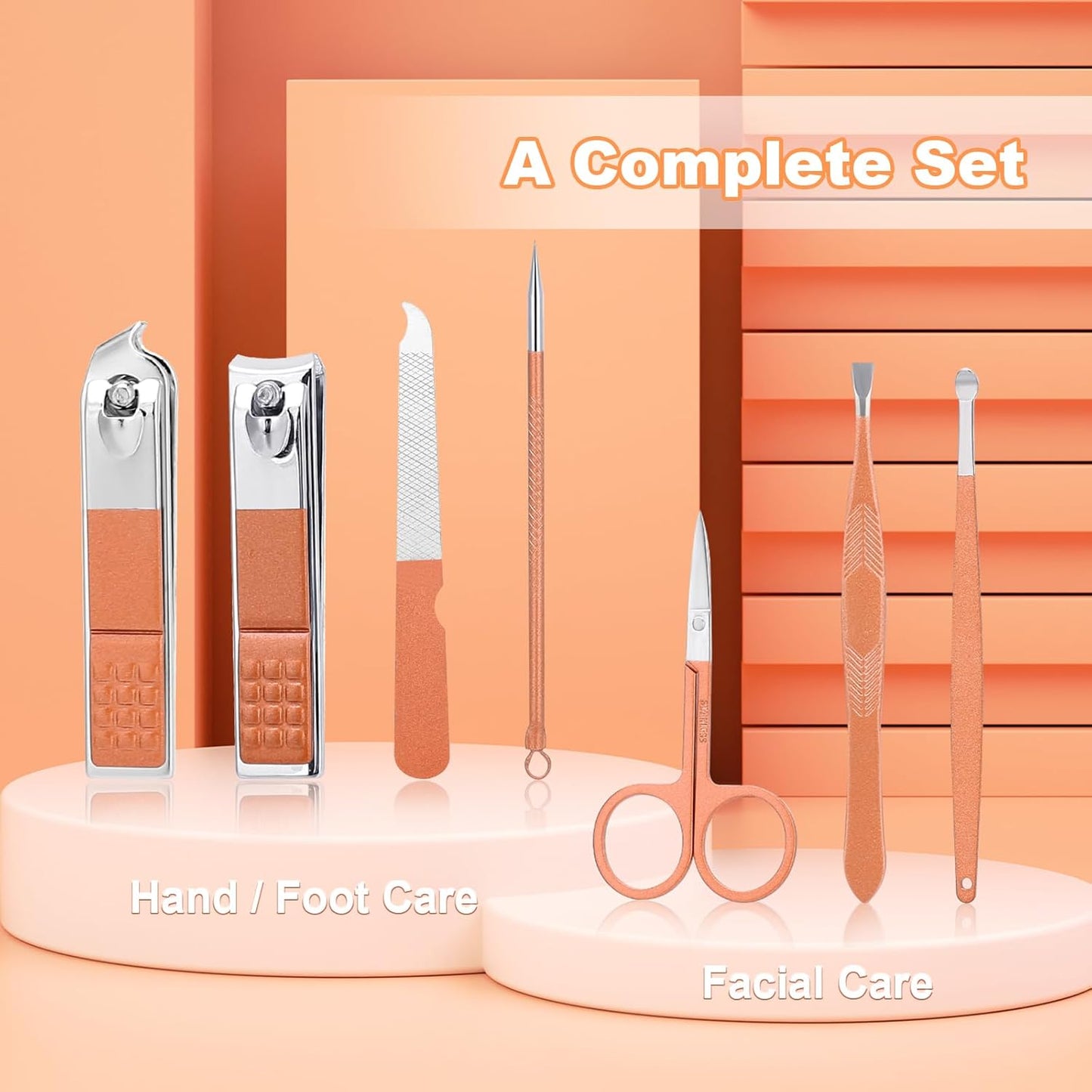 Professional 7-Piece Manicure Pedicure Kit | Bite Instruments