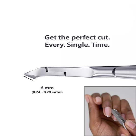 PRO NAIL CLIPPER CUTTER TOE MANICURE SCISSORS NAIL ART Cuticle NIPPER ACRYLIC 4"