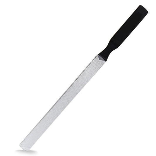 Stainless Steel Nail File with Anti-Slip Handle and Leather Case Bite Instruments