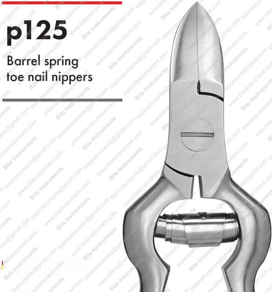Professional Podiatry Toenail Nipper -Stainless Steel - Bite Instruments