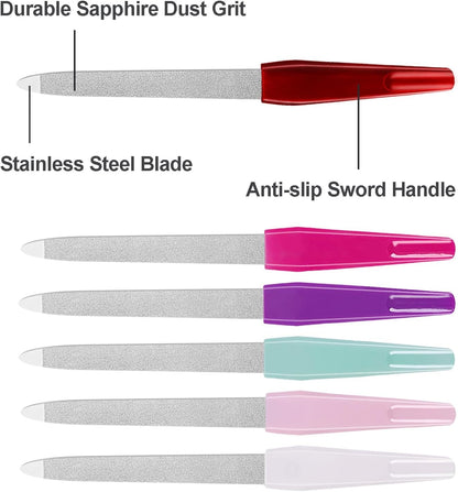 Bite Instruments | Professional Red Nail File & Buffer Stainless Steel