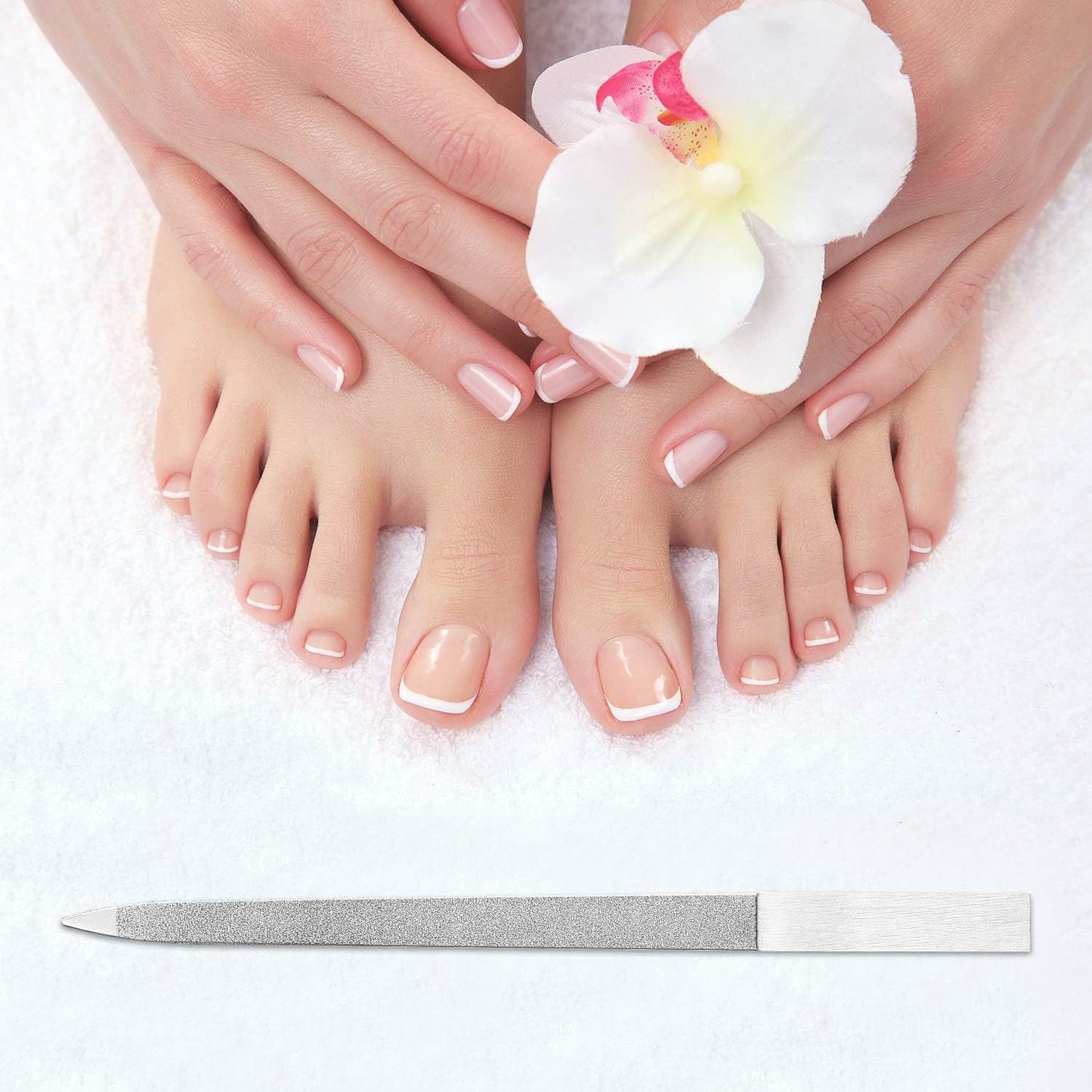 Professional Nail Files 100/180 Grit – Double-Sided Emery Boards for Manicure & Pedicure