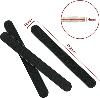 Professional Nail File Double - Sided | Emery Board for Manicures & Pedicures Tool Bite Instruments